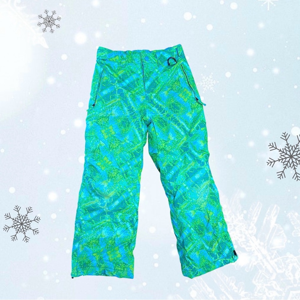 Girls S 6 6X 7 L.L. Bean 3M Thinsulate Isolant US Ski Team Winter Snow Pants EUC
